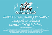 A Good Holiday Font, a Handwritten Font by Mabhal Studio (Thumbnail 8 of 10)