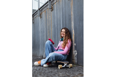 Portrait of generation z girl, a Person Photo by HalfPoint