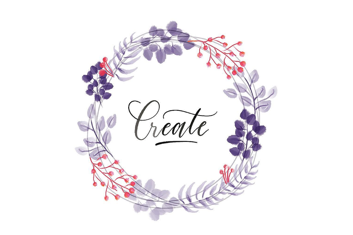 Watercolor Procreate Lettering Brush, a Brush Add-On by The Scratchy Nib (Photo 7 of 7)
