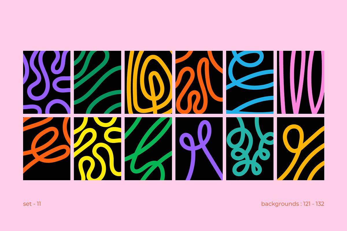 Funky Abstract Backgrounds, a Background Graphic by Léo Alexandre (Photo 12 of 22)