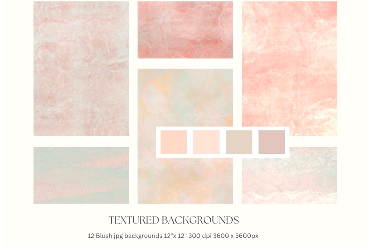 12 Textured Paper Backgrounds, a Texture Graphic by AM Studio
