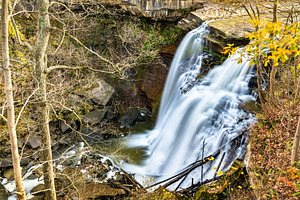 Breandywine falls at cuyahoga valley containing waterfall, ohio, and, a Nature Photo by Leonid Andronov
