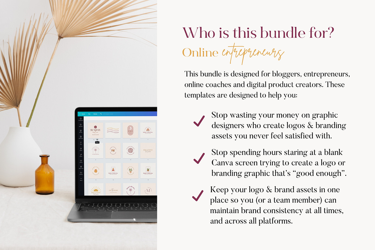Canva Logo & Brand Board Templates, a Branding & Logo Template by Fallon Gerst (Photo 8 of 10)