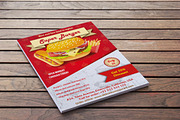 Super Burger Flyer, a Flyer Template by DesignsStore (Thumbnail 2 of 2)