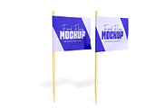 Food Flag Mockup Template, a Product Mockup by graphypix (Thumbnail 1 of 4)
