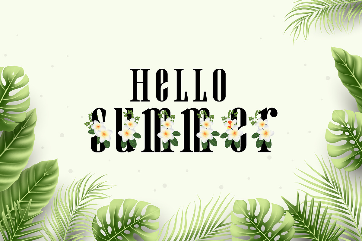 Plumeria Monogram Color Fonts, a Serif Font by Fox7 By Rattana (Photo 7 of 8)