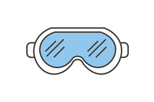 Goggles Winter Sport Gear Vector