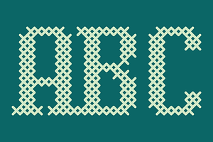 Cross Stitch Classic Font