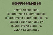 Ocean Storm label font, a Symbol Font by Heather_insane (Thumbnail 5 of 6)