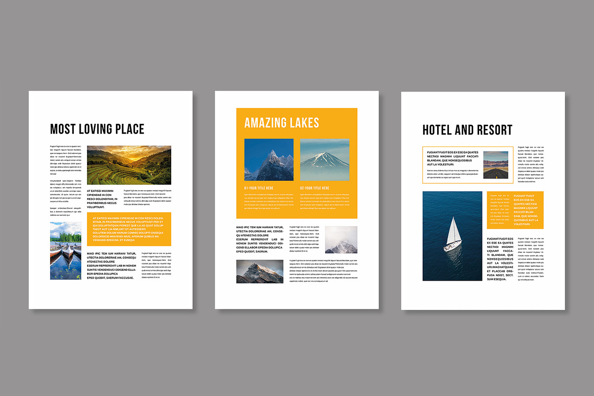 Travel Ebook Template Layout preview 5