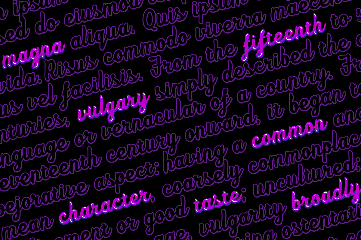 Sale! Vulgary script, a Script Font by Etewut (Photo 2 of 5)