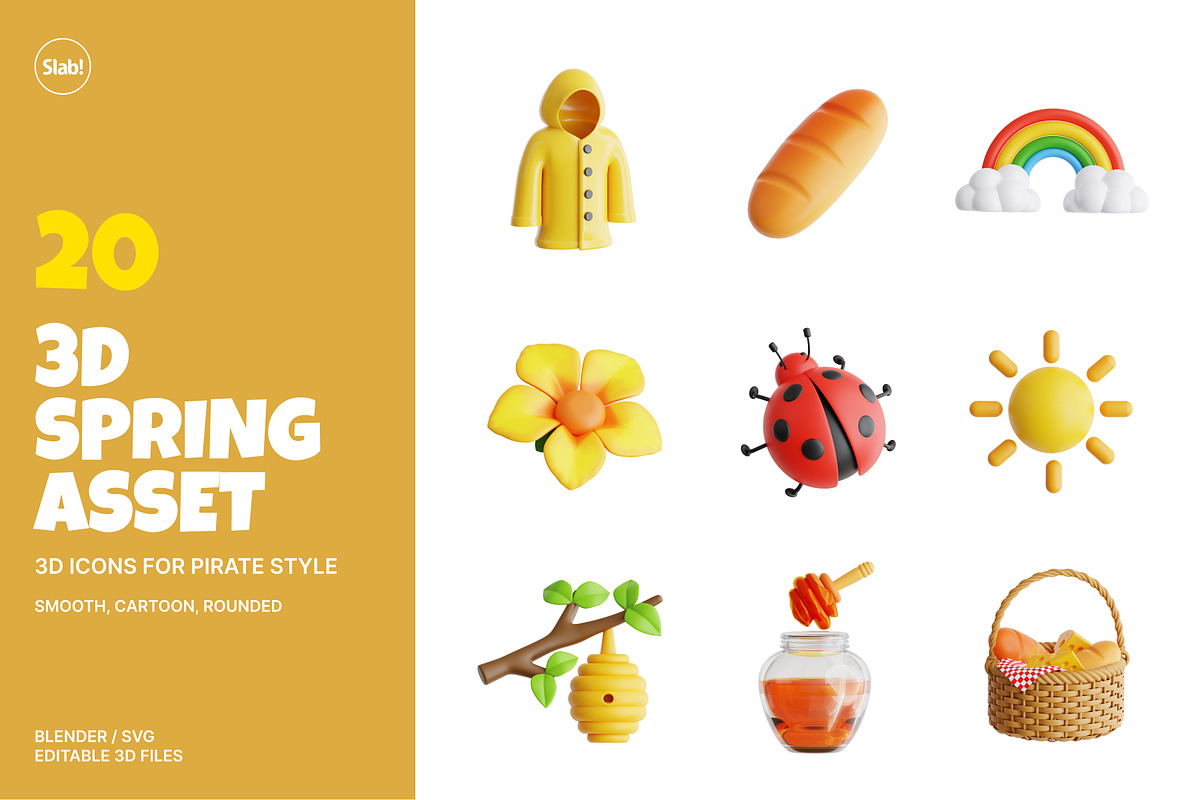 3D Spring Icon, an Object 3D Model by SLAB! Design (Photo 1 of 4)
