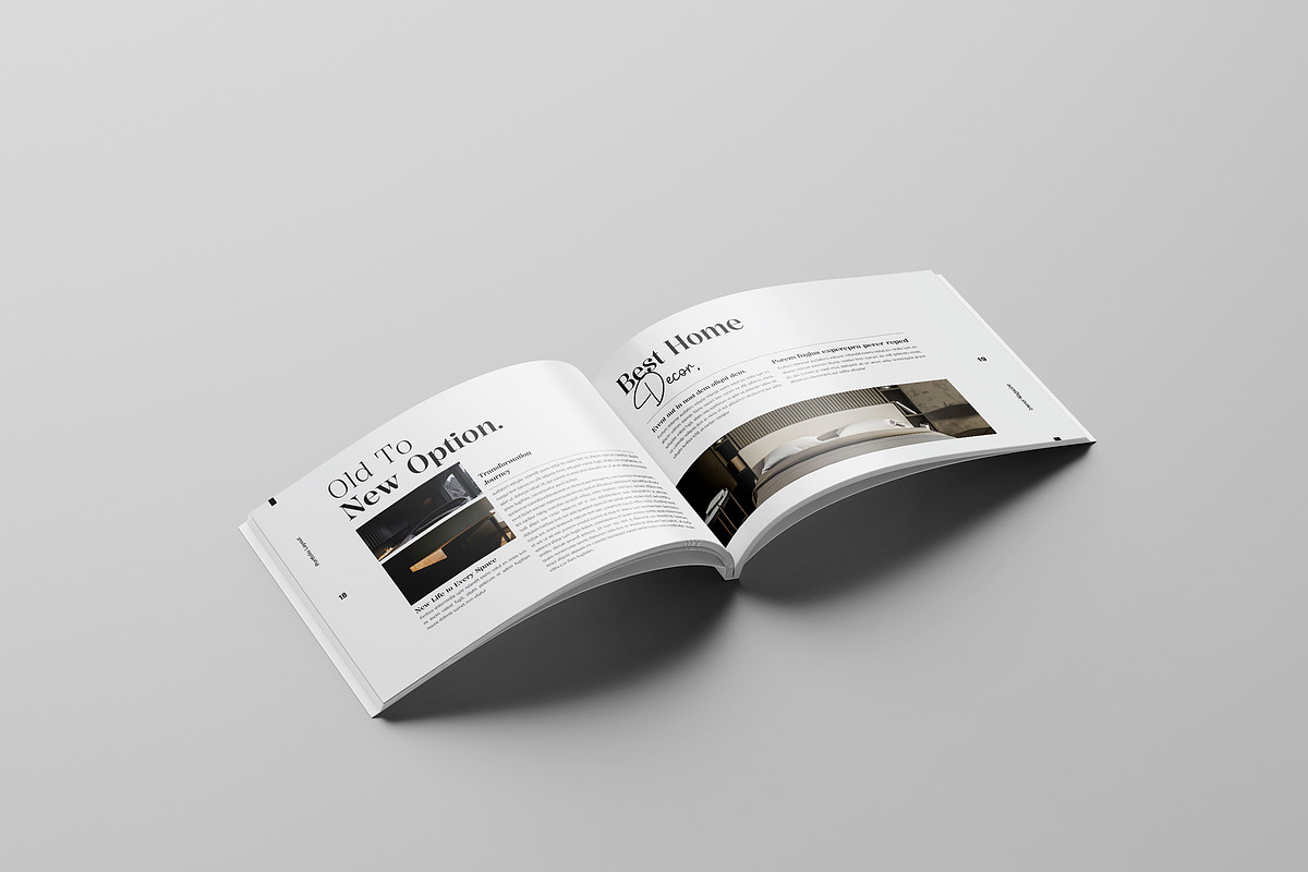Interior Design Magazine Landscape, a Magazine Template by Spark_Creative (Photo 10 of 13)