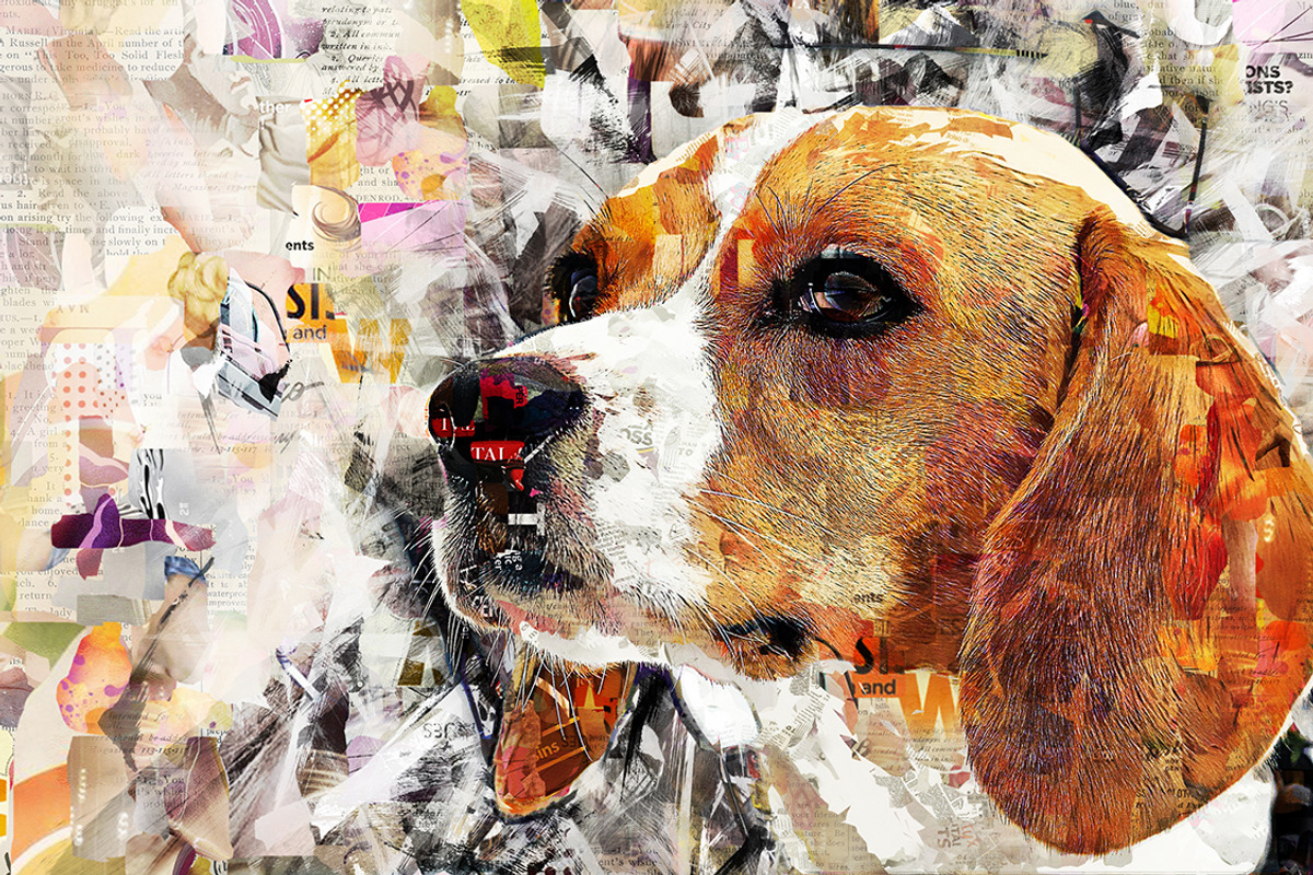 Collage Art Photoshop Action, an Action Add-On by GorynArt (Photo 14 of 18)