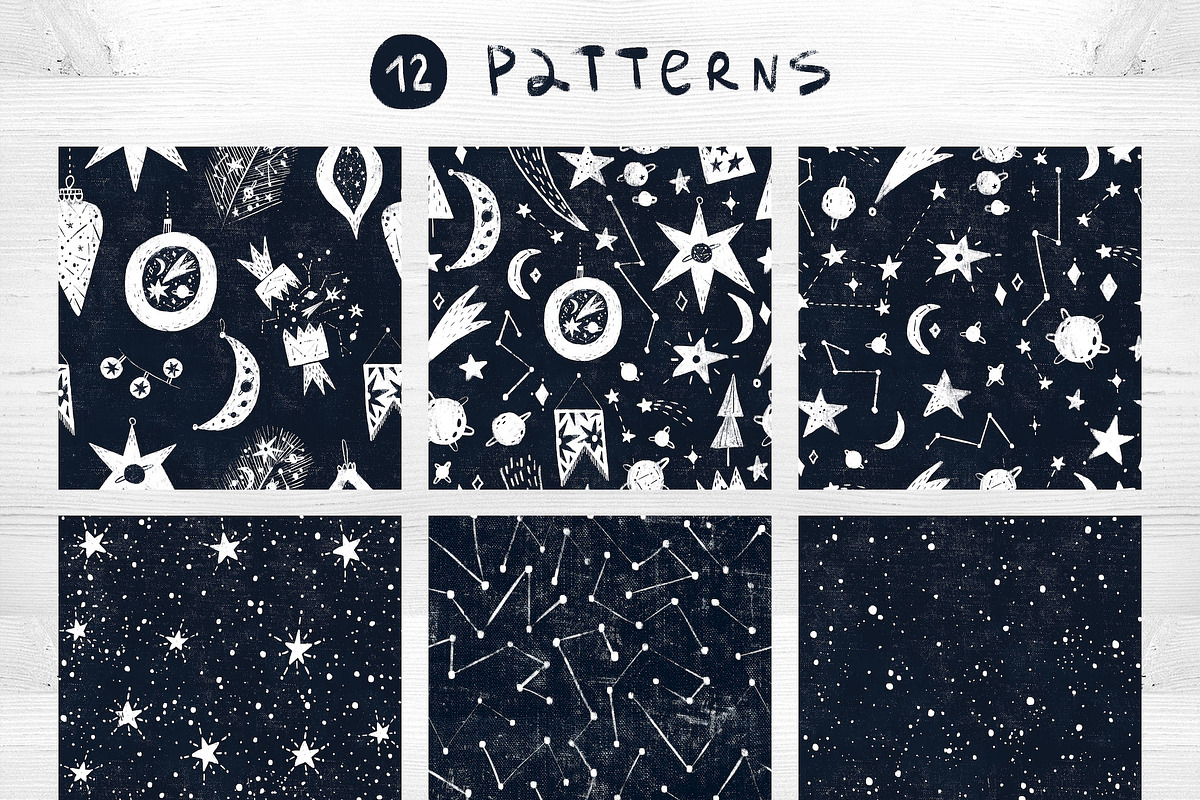 Starry Christmas Night | COLLECTION, an Object Graphic by Daria Miazhevich (Photo 7 of 10)