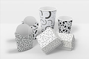 Seamless trendy monochrome patterns, a Pattern Graphic by ExpressShop (Thumbnail 3 of 5)