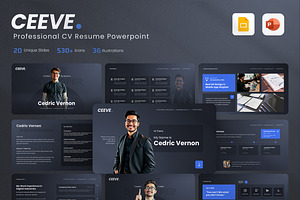 Professional CV Resume Presentation, a Presentation Template by UX Dummy