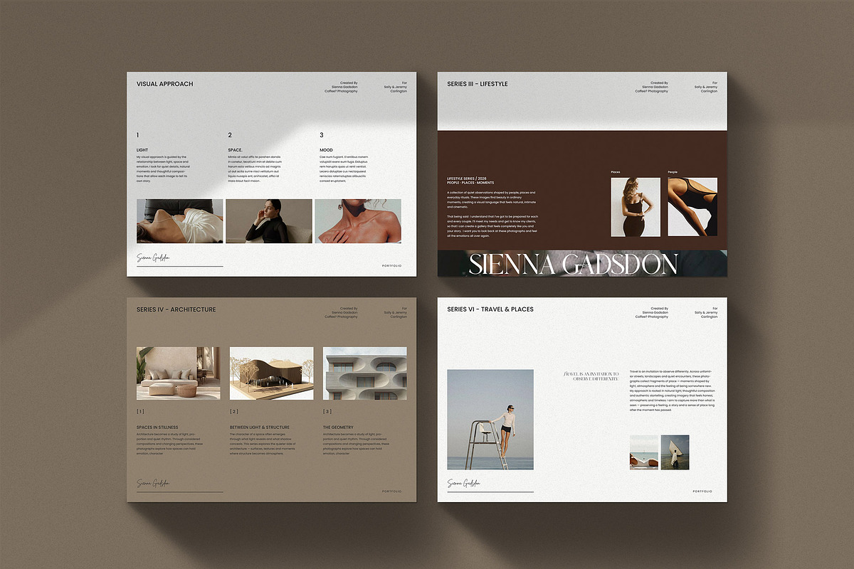 A4 CANVA | Portfolio Template, a Brochure Template by Graphpexel (Photo 3 of 8)