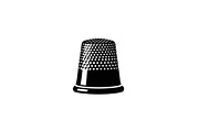 Tailor Sewing Thimble Tool Icon, an Icon by musafir_fashion (Thumbnail 10 of 10)