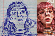 Realistic Pen Sketch Creator, an Action Add-On by Amorjesu.com (Thumbnail 36 of 37)