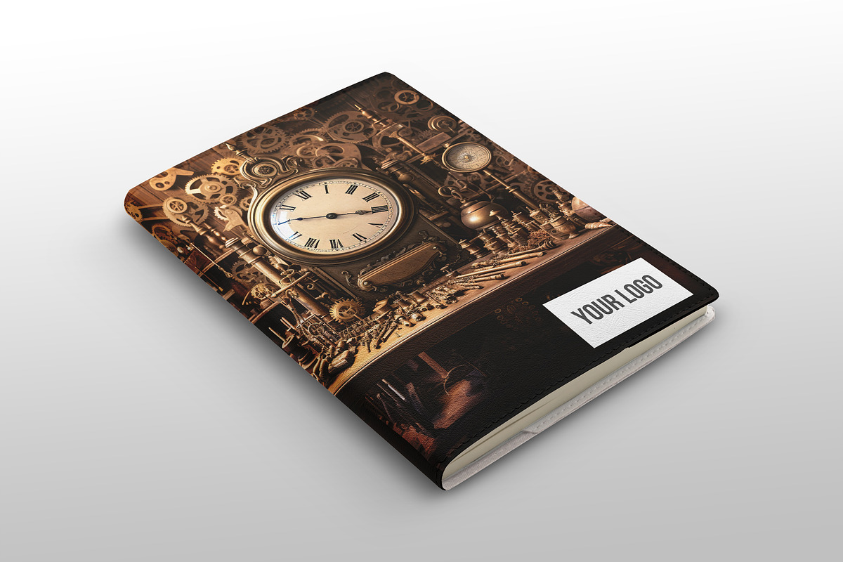 Antique Clockwork Digital Papers, a Background Graphic by Fun Digital (Photo 3 of 4)