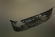 Old Wooden Boat, a Cars & Vehicle 3D Model by Game-Ready Studio (Thumbnail 4 of 5)