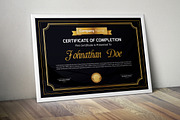 Certificate Word | PSD | AI, a Stationery Template by Curve Design (Thumbnail 3 of 3)