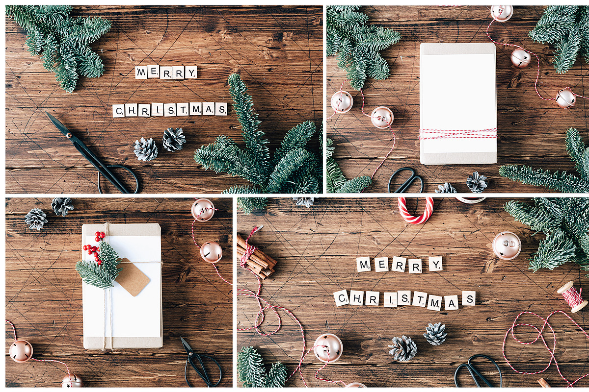 Rustic Christmas Bundle, an Invitation Template by Kate Roubin (Photo 3 of 7)
