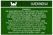 Kitchen Bar font, a Sans Serif Font by weknow (Thumbnail 6 of 8)