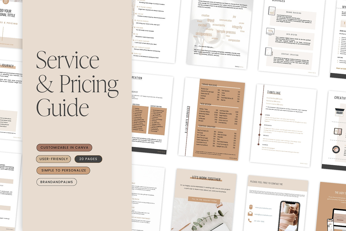 Service & Pricing Guide, a Templates & Theme by Brand & Palms (Photo 2 of 6)