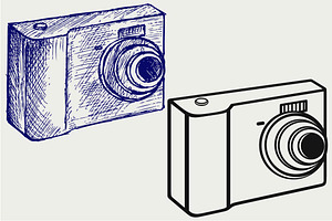 Digital Photo Camera SVG