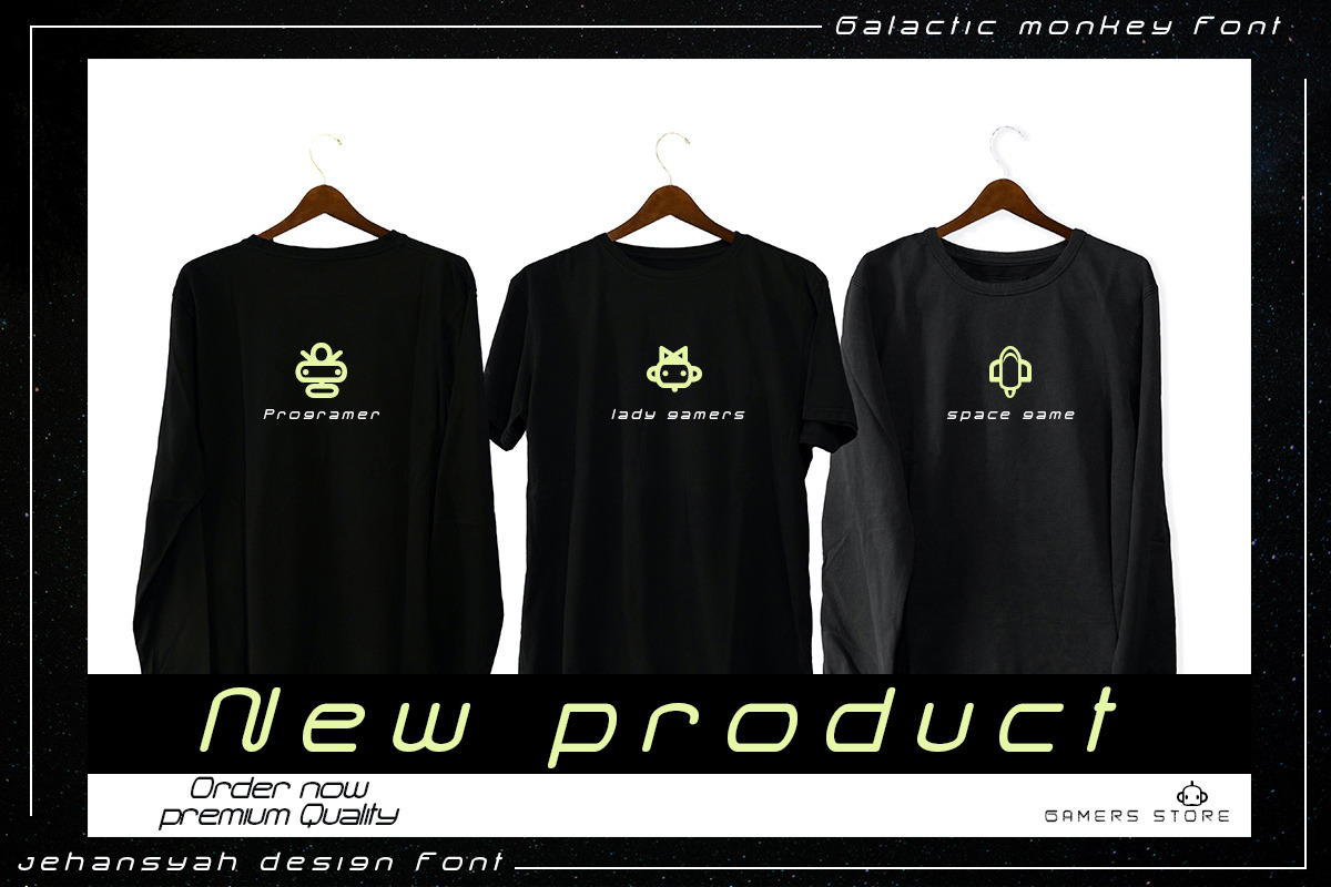 Galactic Monkey, a Sans Serif Font by Bramcreative (Photo 3 of 10)