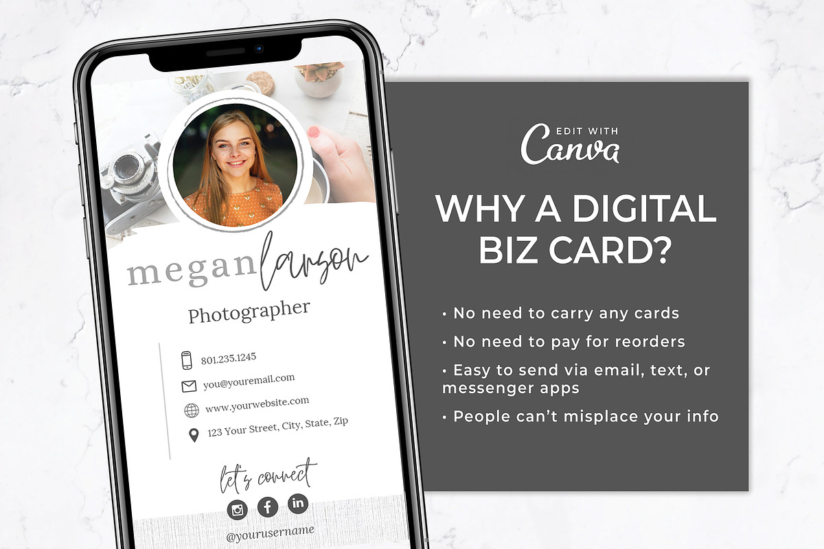 Gmail Signature & Digital Biz Card, an Email Template by Thirty One Palms Studio (Photo 3 of 11)