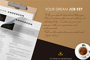 Modern Resume Template CV Design, a Resume Template by resumetemplathttps://d3es (Thumbnail 9 of 9)