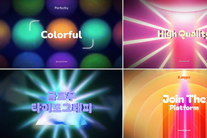 Gradient Typography DaVinci Resolve, a Templates & Theme by FlashFXbox