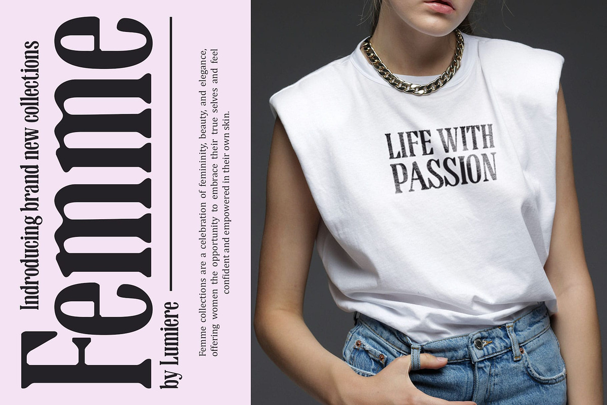 Benida Blur, a Serif Font by Craft Supply Co. (Photo 5 of 8)