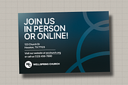 Modern Church Invite Card, a Card Template by JD Designs (Thumbnail 4 of 5)