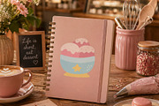Pastel Ice Cream Clipart, a Food Illustration by Palau (Thumbnail 4 of 10)