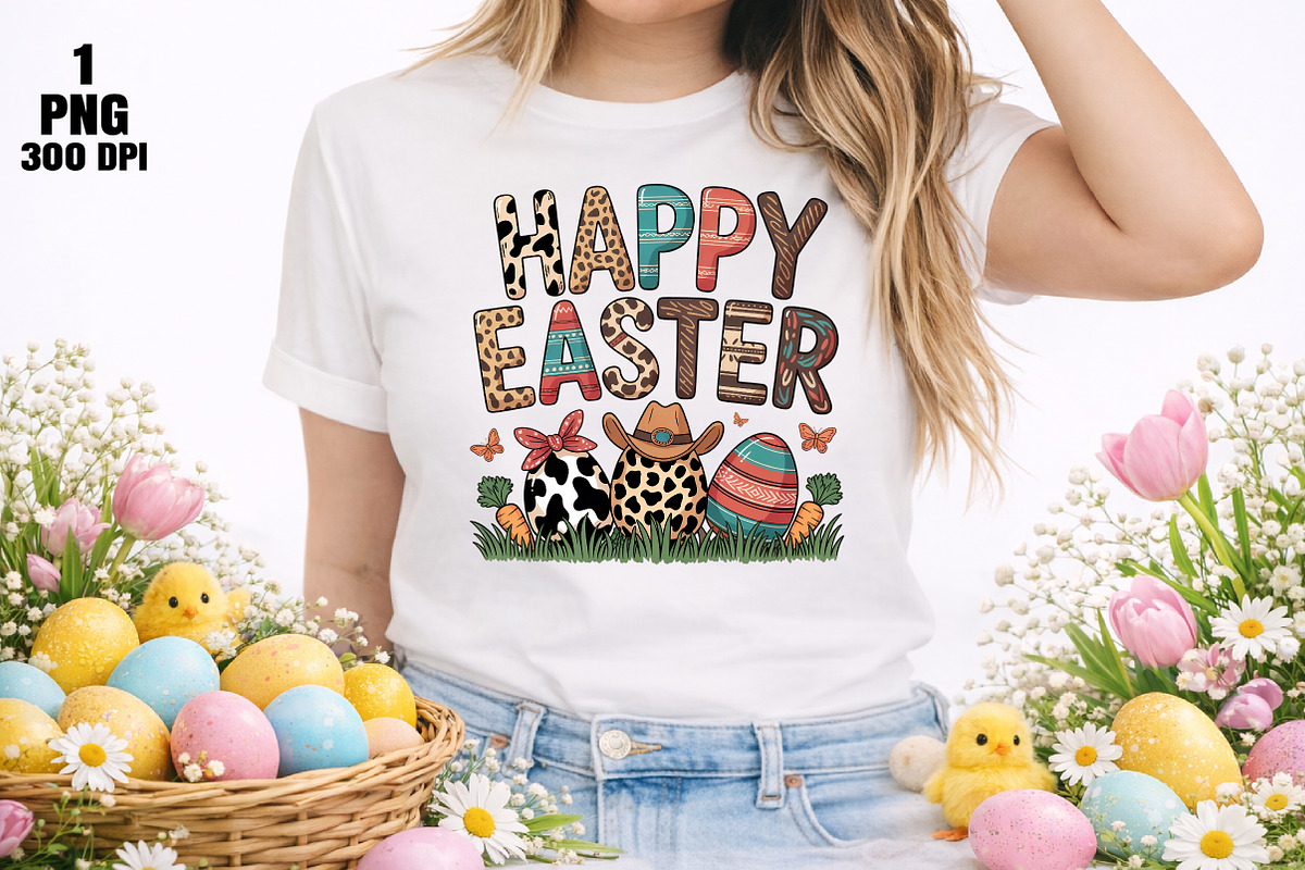 Cowhide Leopard Easter Eggs PNG, an Illustration by Daily.Designs (Photo 3 of 4)
