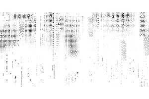 Distressed halftone background