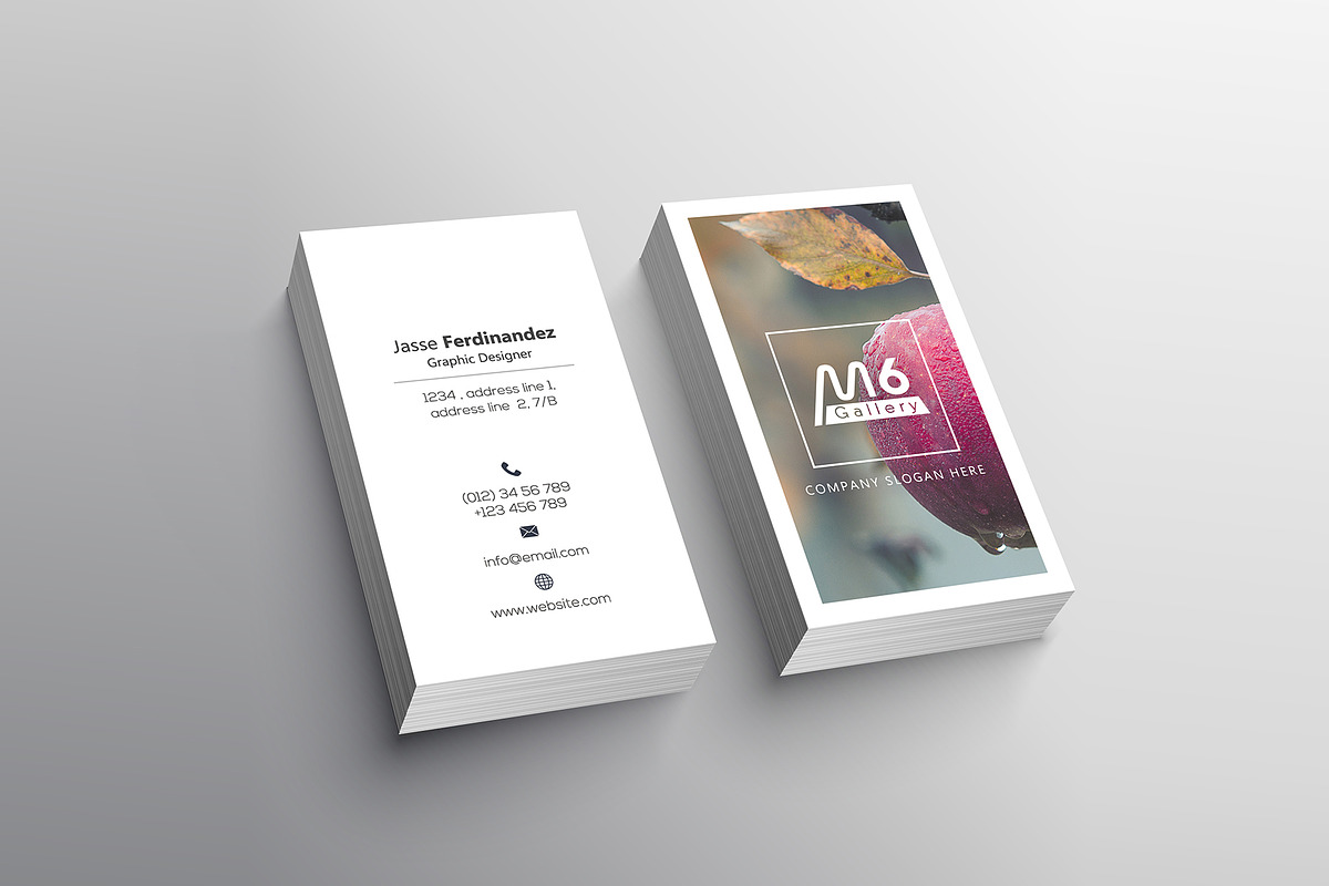 Unique 50 Business Card Bundle, a Business Card Template by M6 Gallery (Photo 64 of 151)
