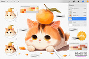 Realistic Marker Procreate Brushes, a Brush Add-On by Julia Dreams (Thumbnail 6 of 9)