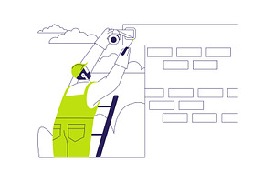 CCTV installation abstract concept, an Object Illustration by Visual Generation