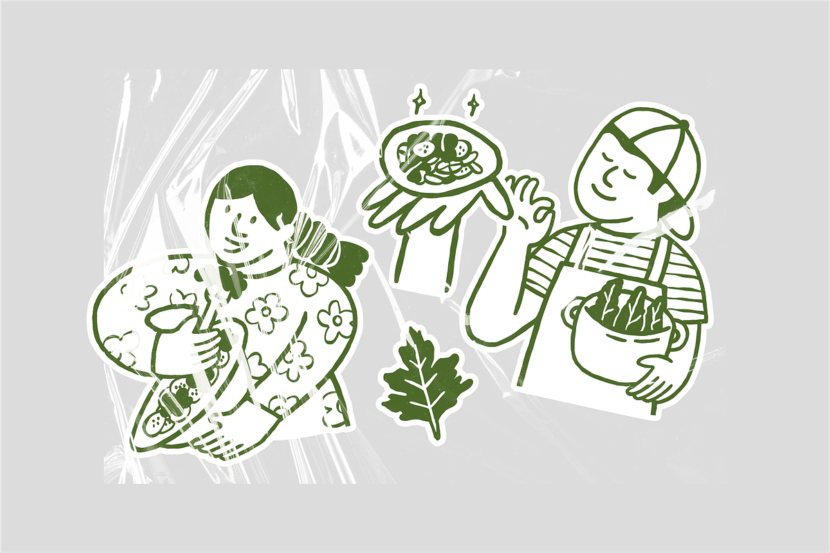 Farm To Table Hand Drawn, an Object Illustration by Jump Studio (Photo 3 of 5)