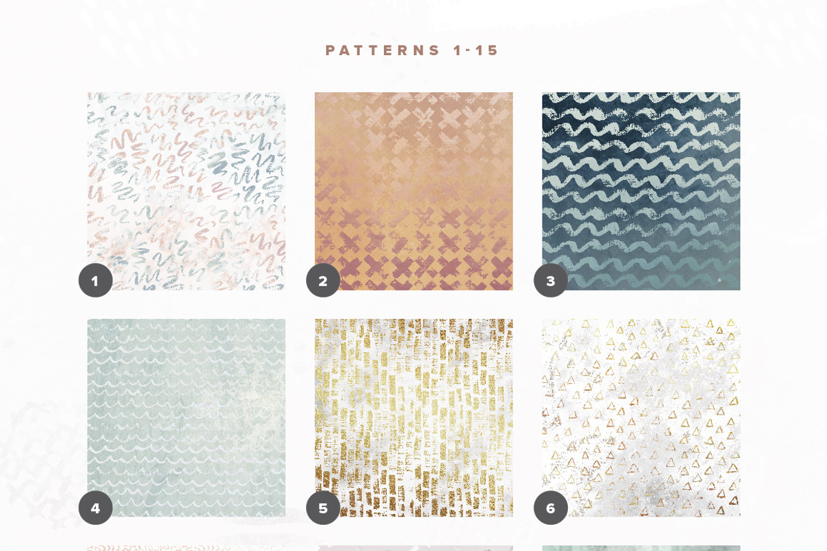 Magical Textured Pattern Collection, a Pattern Graphic by Anugraha Design (Photo 6 of 7)