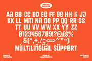 Gravtune – Bold Retro Display Font w, a Sans Serif Font by kangfont Studio (Thumbnail 6 of 10)