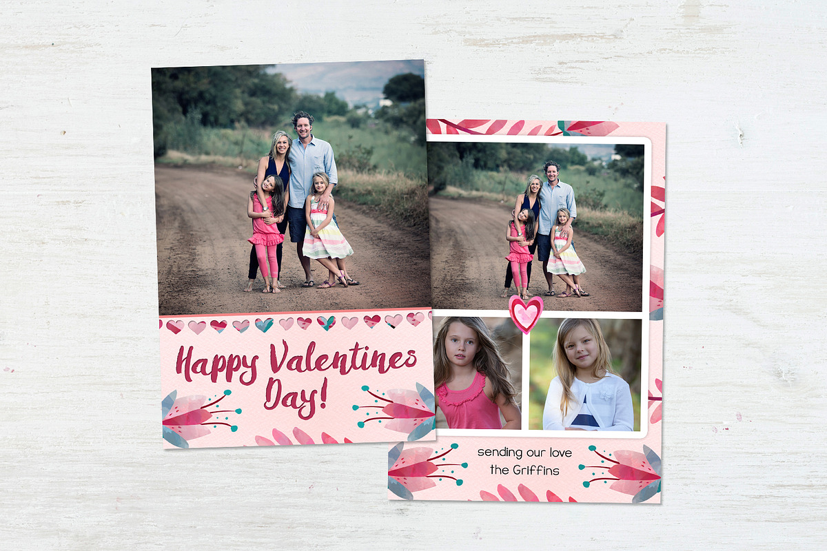 Valentine's Card | Floral Bloom, a Card Template by Sleeklens (Photo 1 of 3)