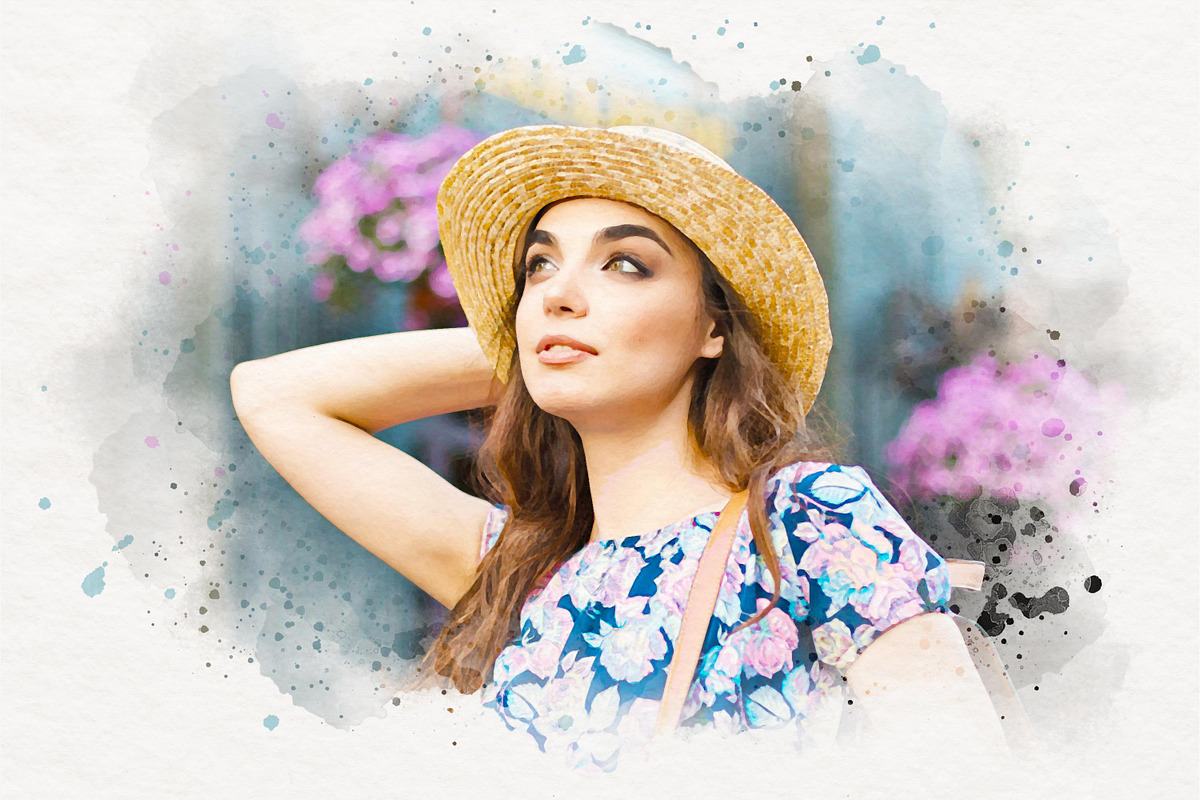 Realistic Watercolor Photo Effect, an Action Add-On by liptouse (Photo 2 of 7)