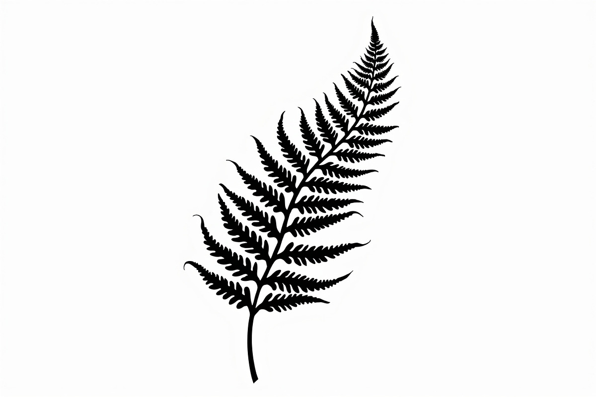 8 Fern Leaf Silhouette Bundle, an Illustration by BIPLOB EXPERT (Photo 6 of 9)