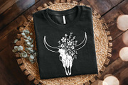 Boho Cow Skull with Wildflowers PNG, an Illustration by SharpMarketplace (Thumbnail 2 of 5)